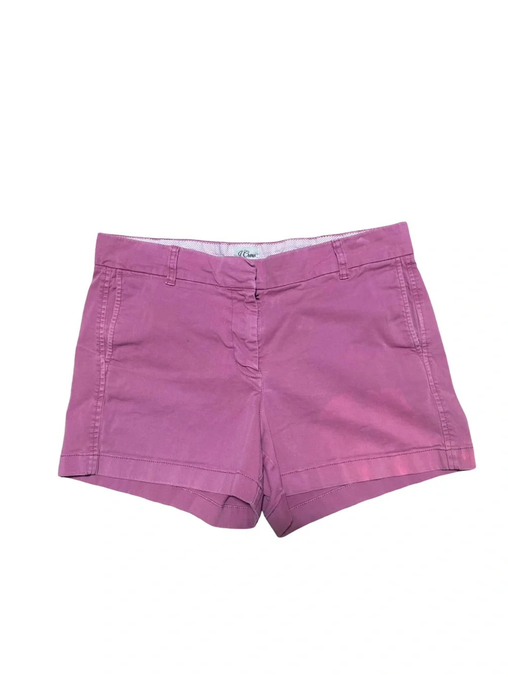 J. Crew Pink Barbiecore Preppy Women's Cotton Bermuda Dopamine Shorts Size 10